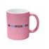 Ceramic mug pink mother-of-pearl with roomgram logo 330ml
