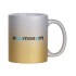 Mug glitter gradient silver-gold with logo Roomgram 330ml