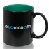 Chameleon mug green with Roomgram logo