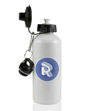Sports bottle with round logo Roomgram