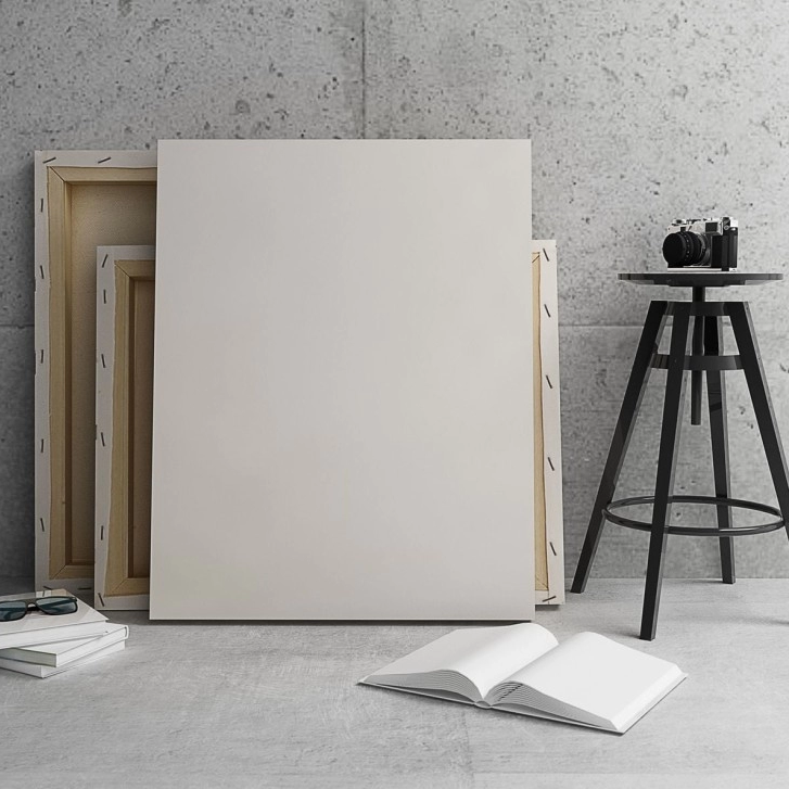 Canvas white 40x60