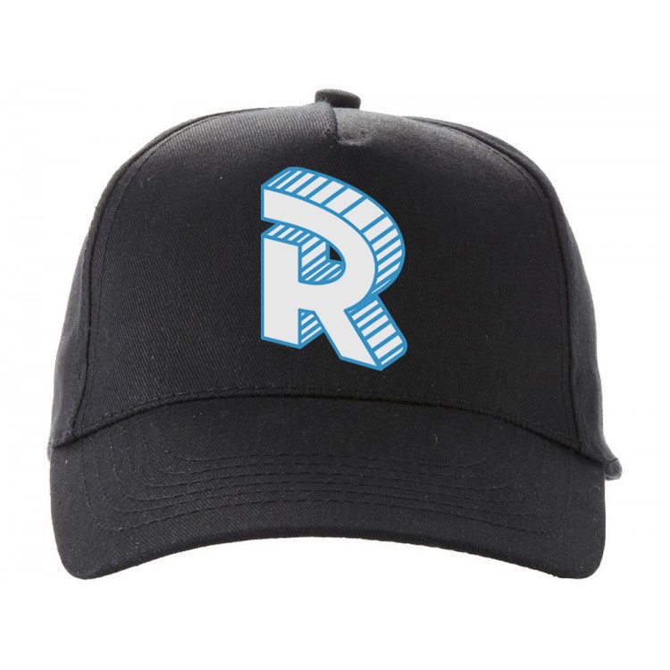 Baseball cap black with Roomgram lettering logo