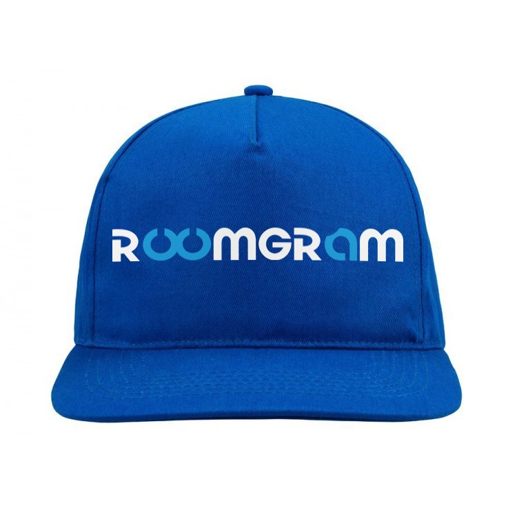 Бейсболка синяя с логотипом Roomgram