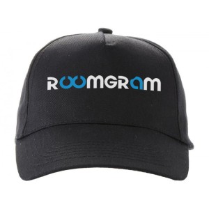 Baseball cap black with Roomgram logo