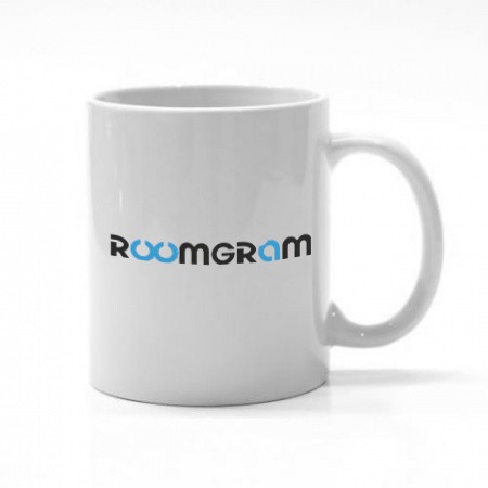 Ceramic mug with Roomgram logo